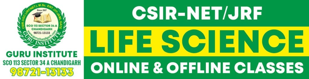 CSIR NET Life Science Coaching in Chandigarh |@98721-13133